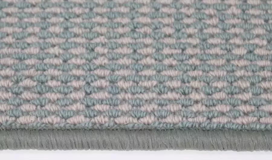 Prima vloerkleden Vloerkleed Loper Dirkje zeegroen beige 76x170