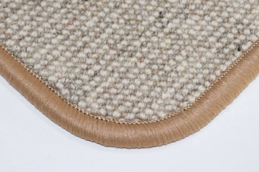 Prima vloerkleden Wollen Loper Vloerkleed Diva beige 50x150cm