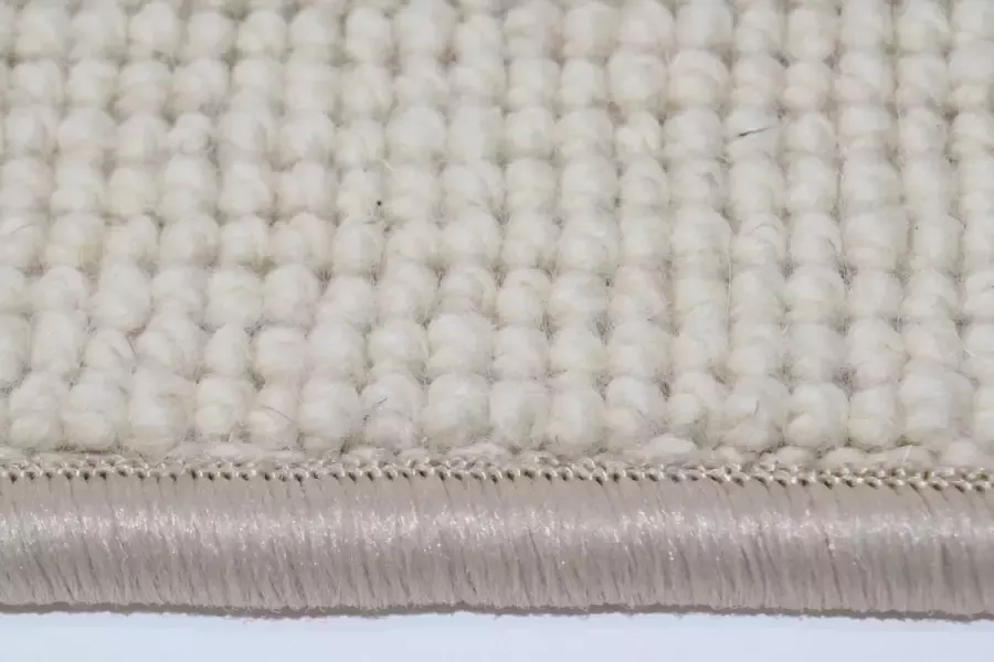 Prima vloerkleden Wollen Vloerkleed Binnen mat Babette ecru wit 90x100