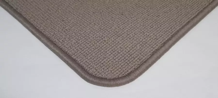 Prima vloerkleden Wollen Vloerkleed Loper Charlie taupe licht bruin 70x168cm