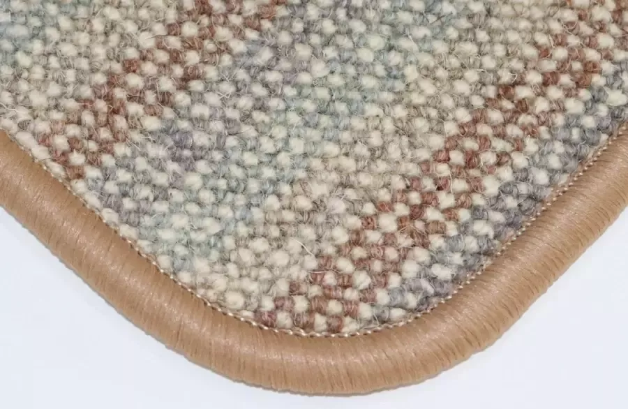 Prima vloerkleden Wollen Vloerkleed Deurmat Special Diva beige rood grijs blauw 70x90