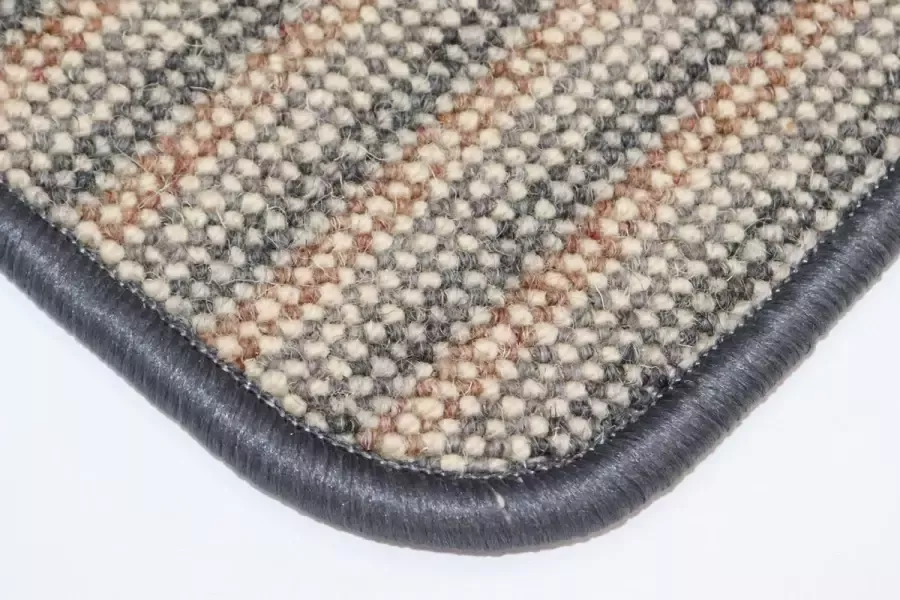 Prima vloerkleden Wollen Vloerkleed Deurmat Special Diva grijs ecru bruin 70x90