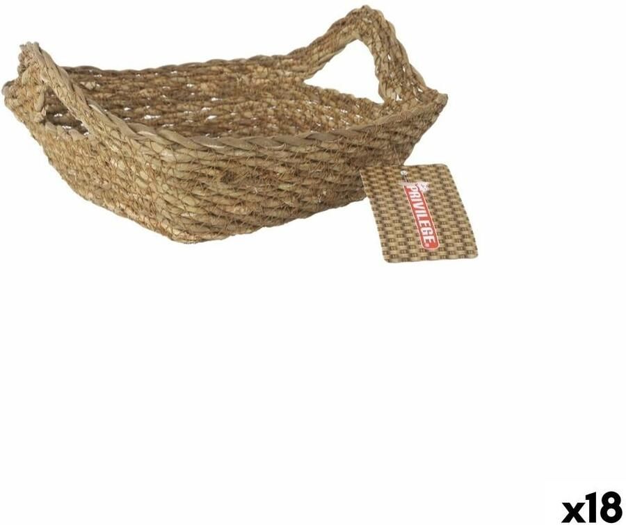 Privilege Opbergbak vlechtwerk 17 x 17 x 7 cm (18 Stuks)