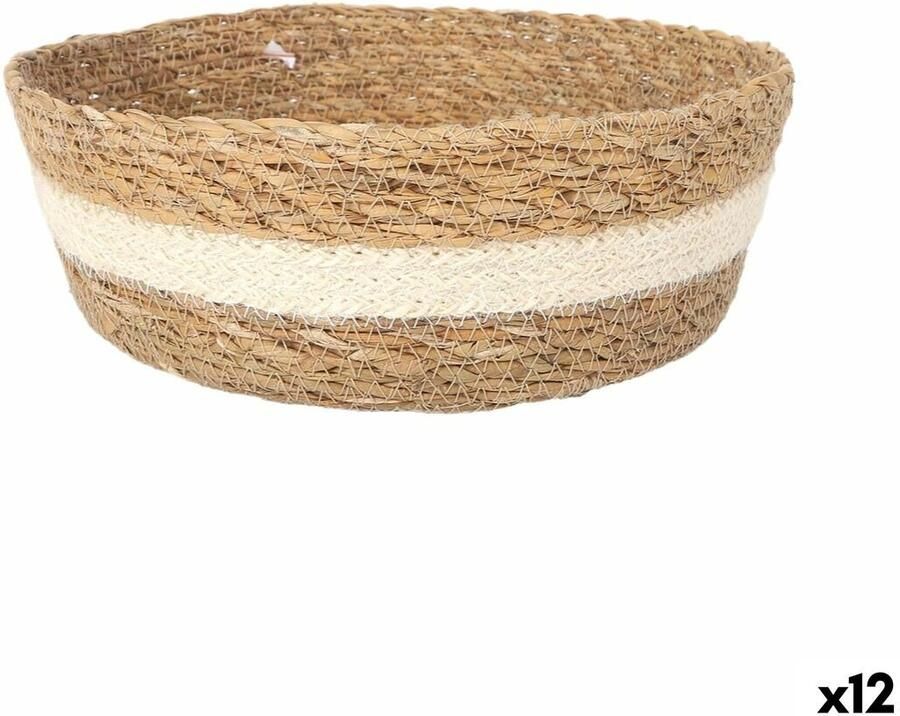 Privilege Opbergbak vlechtwerk Rond ø 22 x 8 cm (12 Stuks)