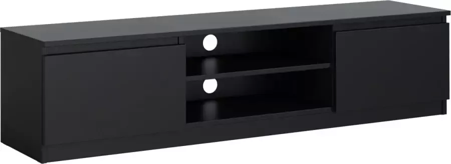 Promeubels Pro-meubels Tv meubel Salvador Zwart mat 160cm Tv kast