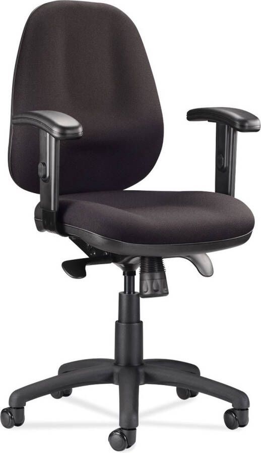 Projectgroothandel Premium Ergonomische Bureaustoel Verstelbaar voor Comfortabele en Gezonde Werkhouding Duurzaam Comfort voor Lange Dagen op Kantoor en Thuis Antraciet Zwart design