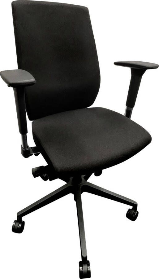 Projectgroothandel Bureaustoel EWE-ErgoMaster Professional de Luxe Antraciet zwart Optimaal Ergonomisch Instelbaar Topkwaliteit