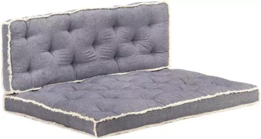 Prolenta Premium 2-delige Bankkussenset pallet blauw