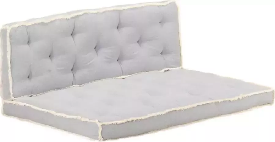 Prolenta Premium 2-delige Bankkussenset pallet grijs