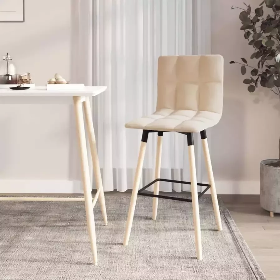 ForYou Prolenta Premium Barkruk stof crèmekleurig - Foto 12