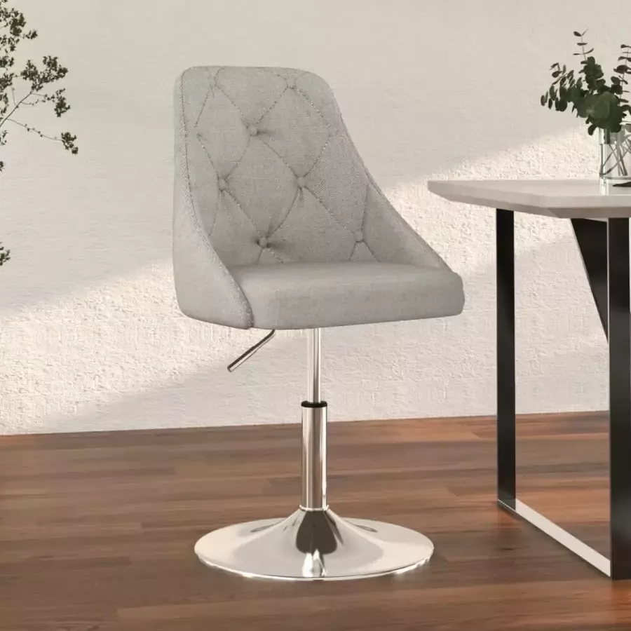 ForYou Prolenta Premium Barkruk stof lichtgrijs - Foto 3