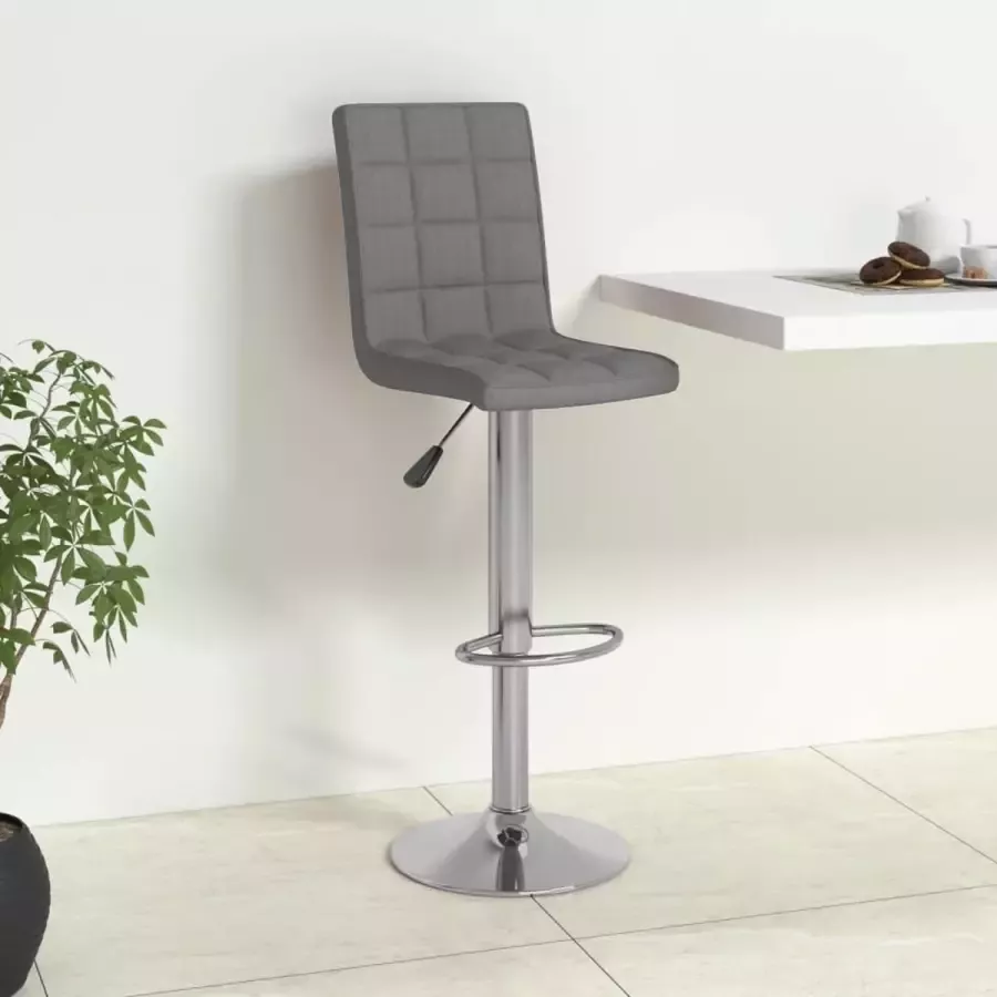 ForYou Prolenta Premium Barkruk stof lichtgrijs - Foto 5