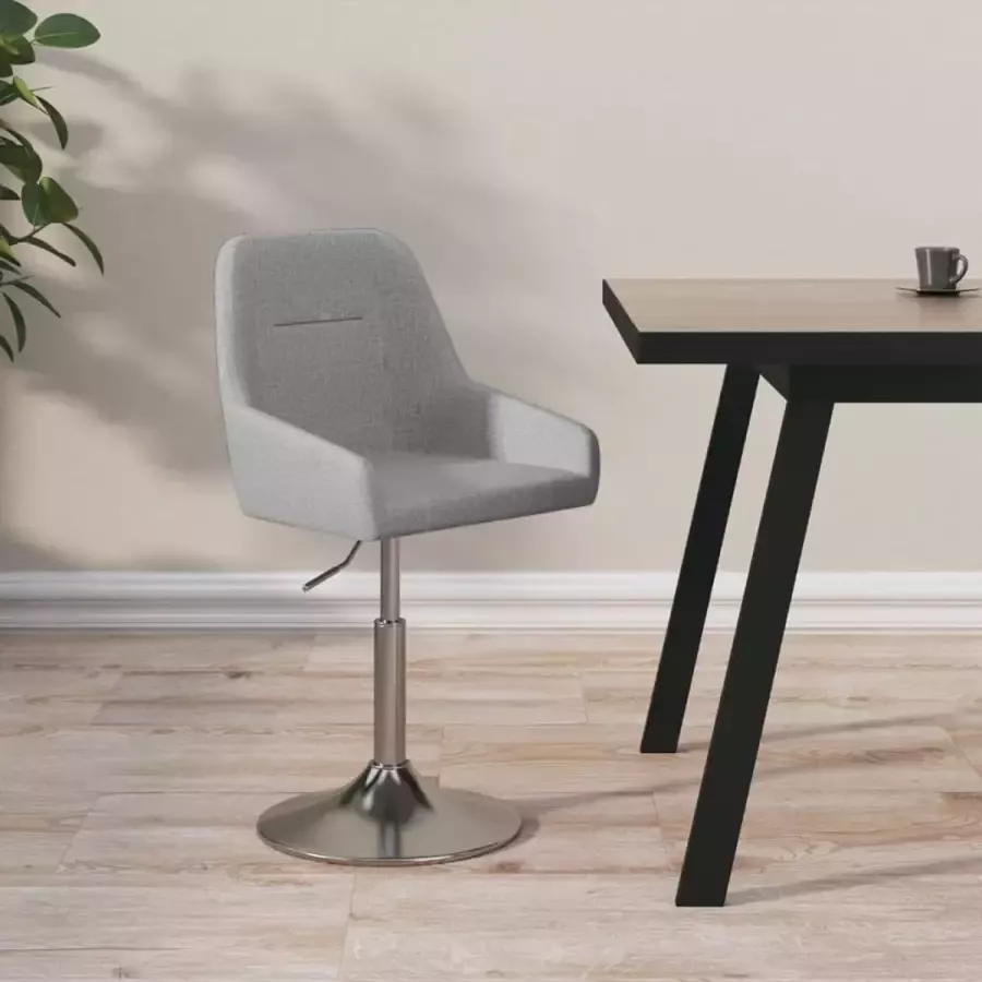 ForYou Prolenta Premium Barkruk stof lichtgrijs - Foto 7