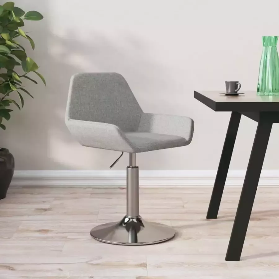 ForYou Prolenta Premium Barkruk stof lichtgrijs - Foto 2