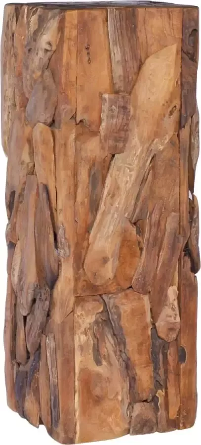 Prolenta Premium Bijzettafel 30x30x80 cm massief teakhout