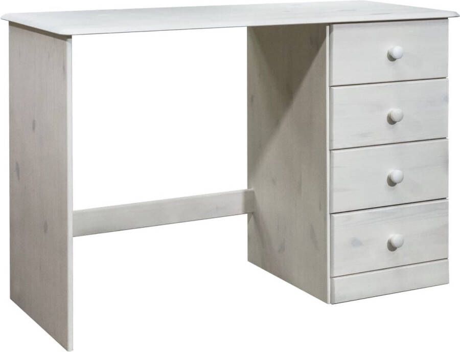 Prolenta Premium Bureau met 4 lades 110x50x74 cm massief grenenhout