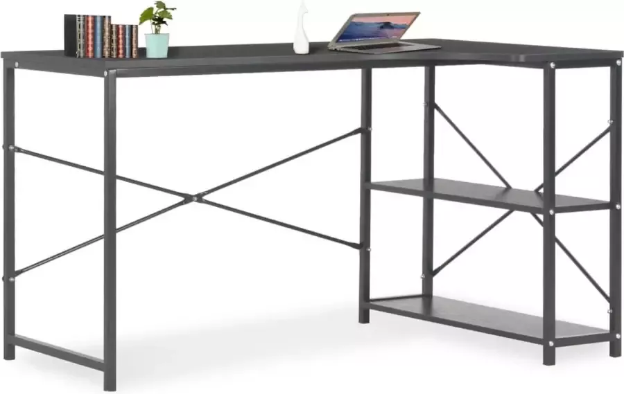 Prolenta Premium Computerbureau 120x72x70 cm zwart