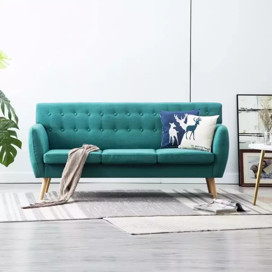 Prolenta Premium Driezitsbank 172x70x82 cm stof groen