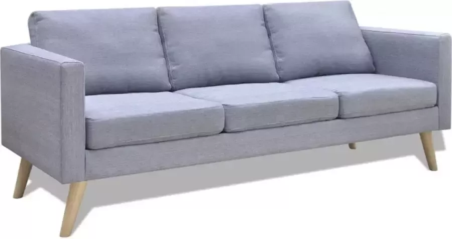 Prolenta Premium Driezitsbank stof lichtgrijs