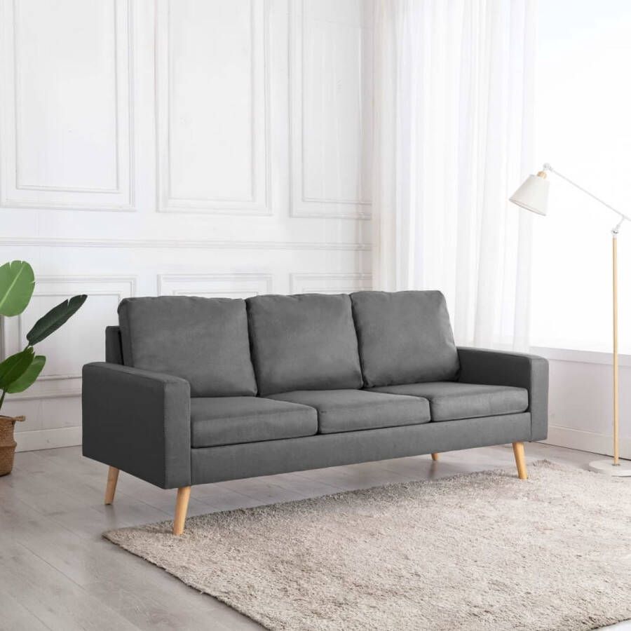 Prolenta Premium Driezitsbank stof lichtgrijs
