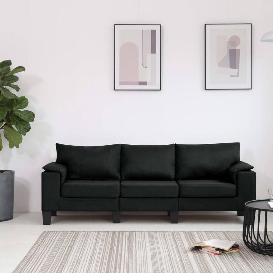 Prolenta Premium Driezitsbank stof zwart
