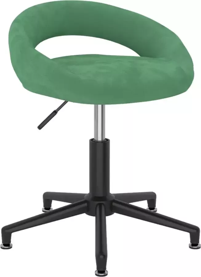 ForYou Prolenta Premium Eetkamerstoel draaibaar fluweel donkergroen - Foto 9