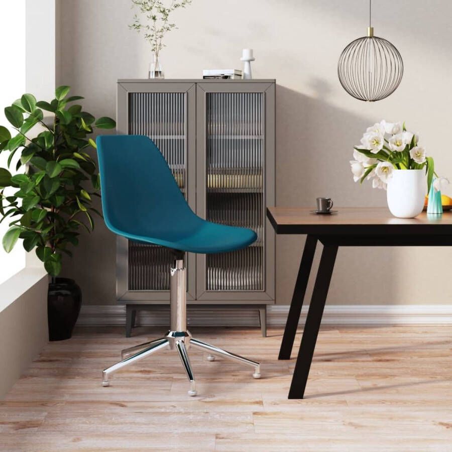 Prolenta Premium Eetkamerstoel draaibaar polypropeen turquoise