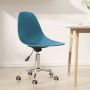 Prolenta Premium Eetkamerstoel draaibaar polypropeen turquoise - Thumbnail 1