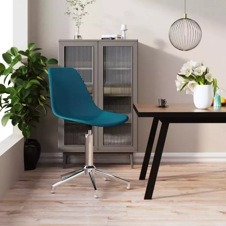 Prolenta Premium Eetkamerstoel draaibaar polypropeen turquoise