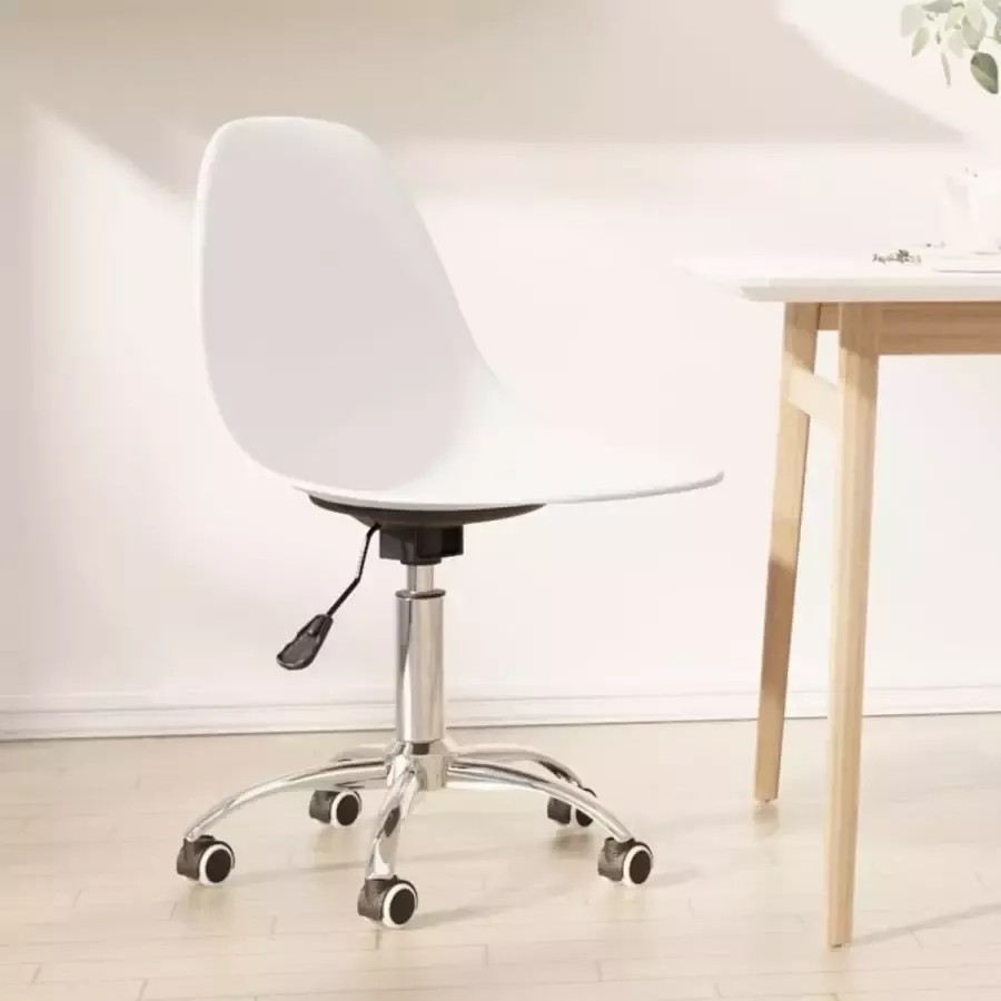 Prolenta Premium Eetkamerstoel draaibaar polypropeen wit