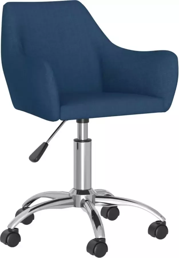 ForYou Prolenta Premium Eetkamerstoel draaibaar stof blauw - Foto 15