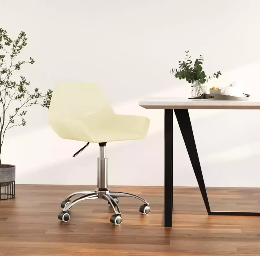 ForYou Prolenta Premium Eetkamerstoel draaibaar stof crèmekleurig - Foto 13