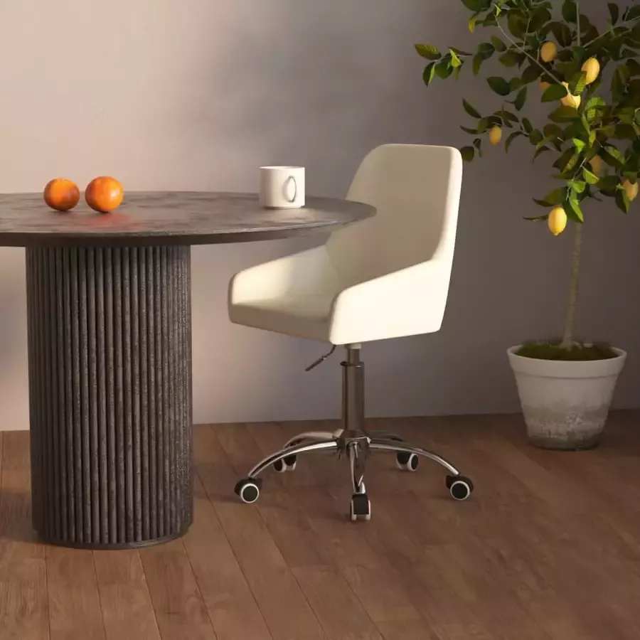 ForYou Prolenta Premium Eetkamerstoel draaibaar stof crèmekleurig - Foto 7