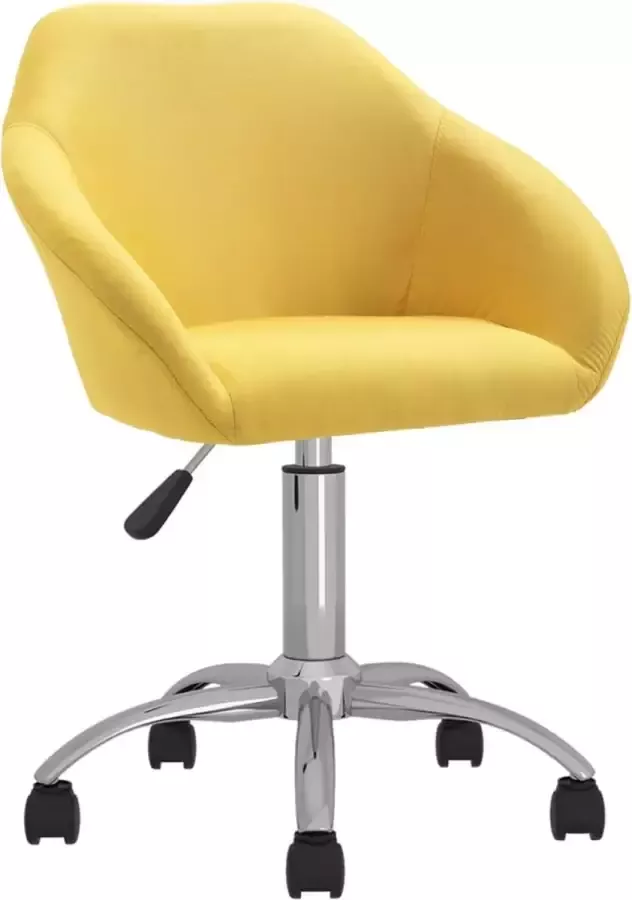 ForYou Prolenta Premium Eetkamerstoel draaibaar stof geel - Foto 10