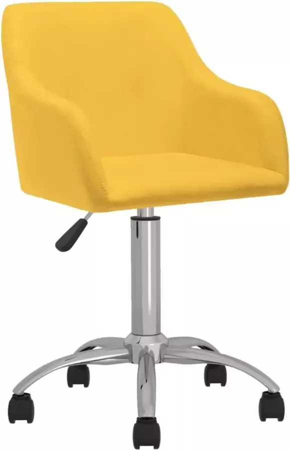 ForYou Prolenta Premium Eetkamerstoel draaibaar stof geel - Foto 13