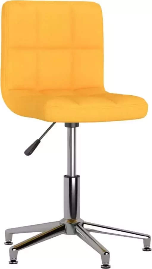 ForYou Prolenta Premium Eetkamerstoel draaibaar stof mosterdgeel - Foto 7