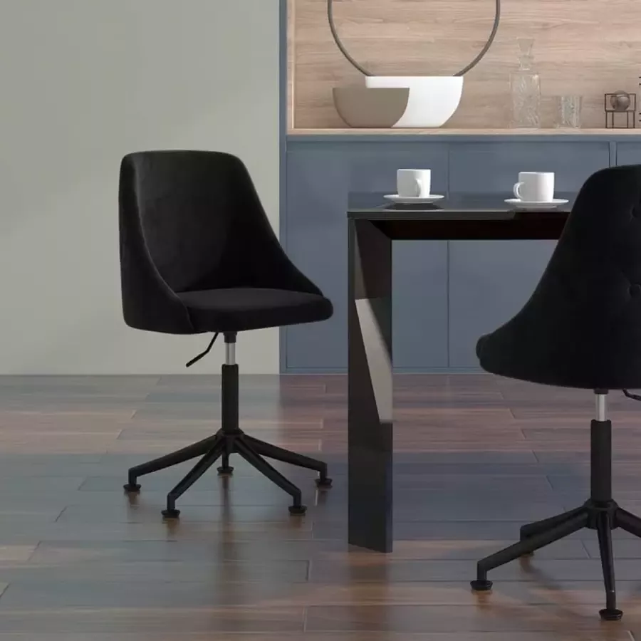 ForYou Prolenta Premium Eetkamerstoel fluweel zwart