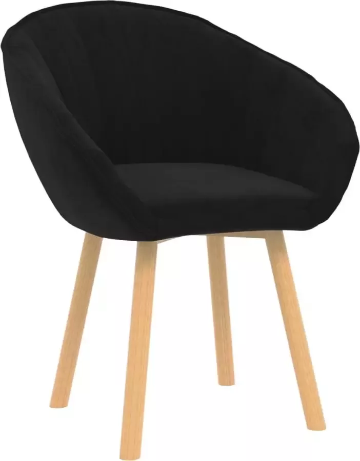 ForYou Prolenta Premium Eetkamerstoel fluweel zwart - Foto 5