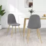 ForYou Prolenta Premium Eetkamerstoelen 2 st fluweel lichtgrijs - Thumbnail 5