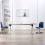 ForYou Prolenta Premium Eetkamerstoelen 2 st stof blauw - Thumbnail 4