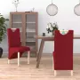 ForYou Prolenta Premium Eetkamerstoelen 2 st stof wijnrood - Thumbnail 12