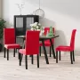 ForYou Prolenta Premium Eetkamerstoelen 4 st fluweel wijnrood - Thumbnail 2