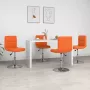 ForYou Prolenta Premium Eetkamerstoelen 4 st kunstleer oranje - Thumbnail 4