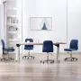 ForYou Prolenta Premium Eetkamerstoelen 4 st stof blauw - Thumbnail 9