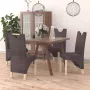 ForYou Prolenta Premium Eetkamerstoelen 4 st stof taupe - Thumbnail 7