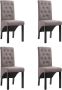 ForYou Prolenta Premium Eetkamerstoelen 4 st stof taupe - Thumbnail 2