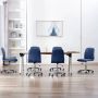 ForYou Prolenta Premium Eetkamerstoelen 6 st stof blauw - Thumbnail 4