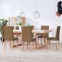 ForYou Prolenta Premium Eetkamerstoelen 6 st stof bruin - Thumbnail 5