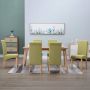 ForYou Prolenta Premium Eetkamerstoelen 6 st stof groen - Thumbnail 4