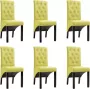 ForYou Prolenta Premium Eetkamerstoelen 6 st stof groen - Thumbnail 2